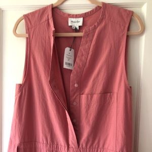 Steven Alan Camper Jumpsuit M NWT Rose